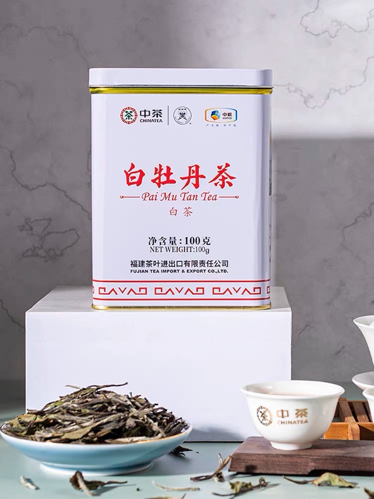 中茶茶叶 老树白茶白牡丹茶 100g